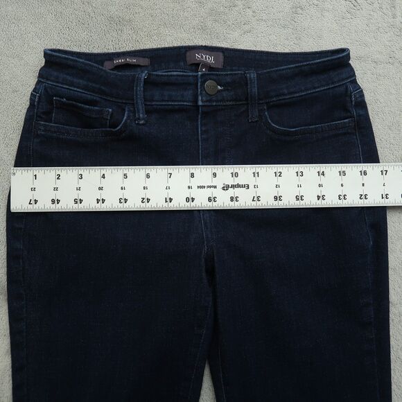 Not Your Daughters Jeans NYDJ Women's 4 Mid-Rise Sheri Slim Straight 26" Inseam - Picture 8 of 16